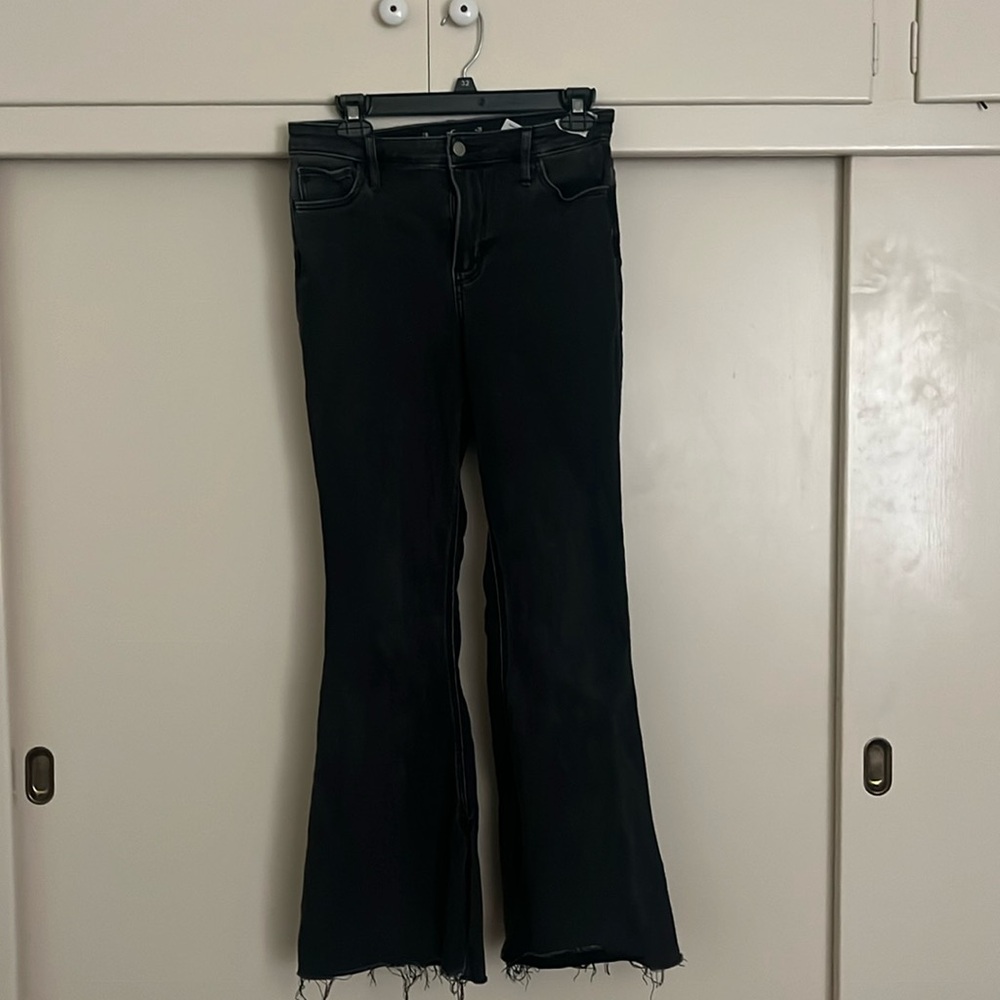Hollister high-rise flare soft stretch jeans